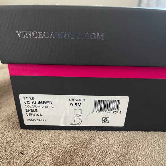 Vince Camuto Alimber Boots Sable 9.5 Sold Out with Box - Picture 15 of 15